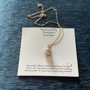 Strawberry Quartz Necklace